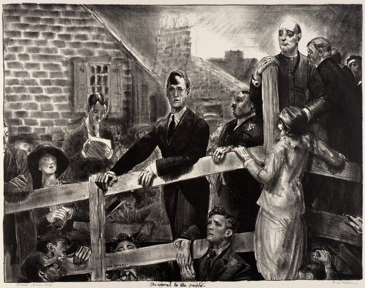 De oproep aan het volk door George Bellows