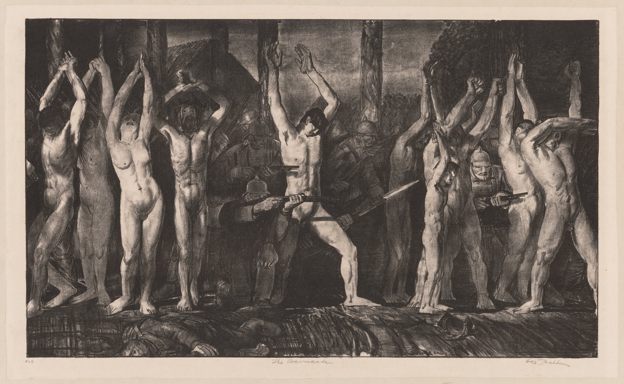 De Barricade, Tweede Steen door George Bellows