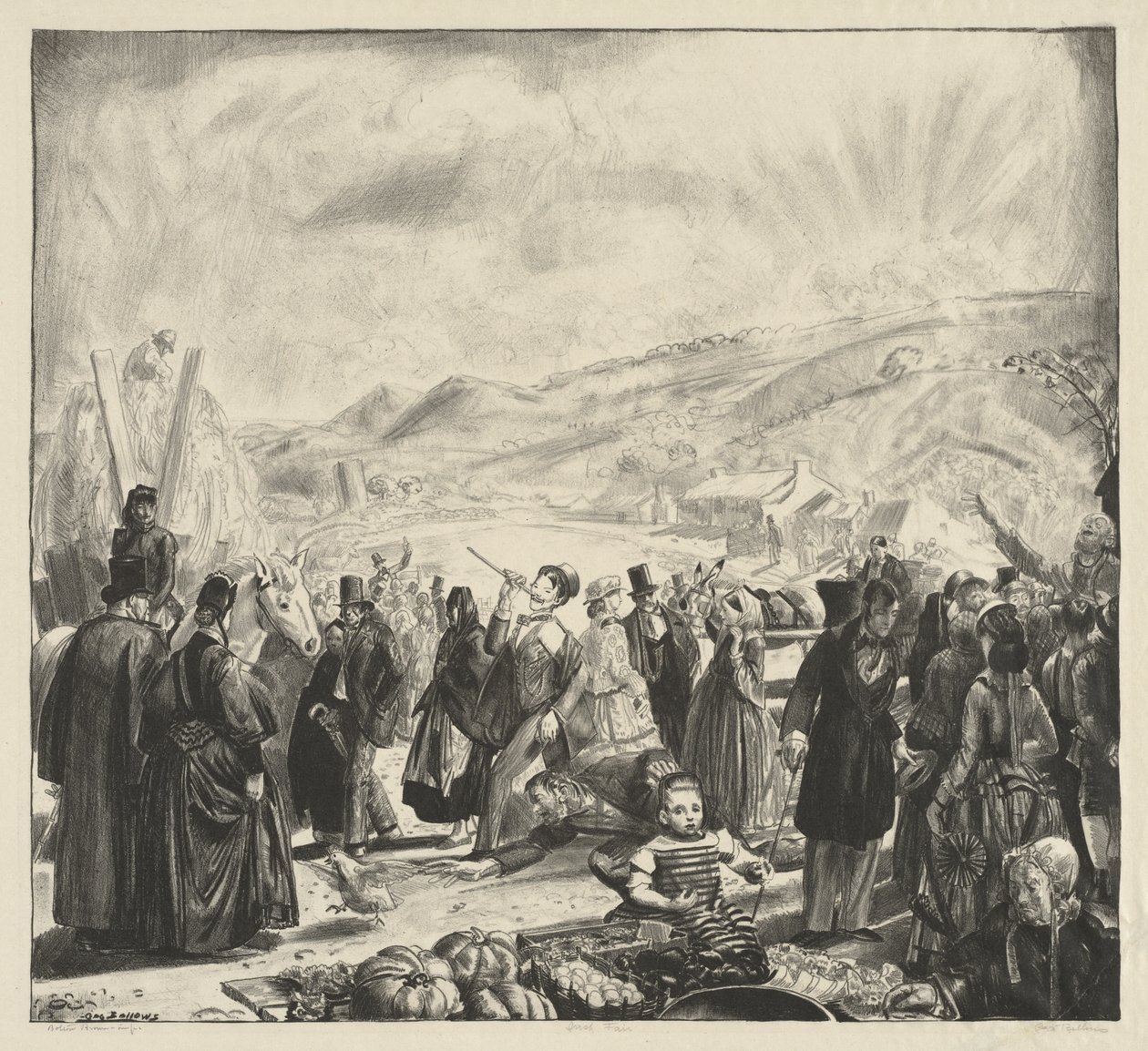 De Ierse kermis door George Bellows