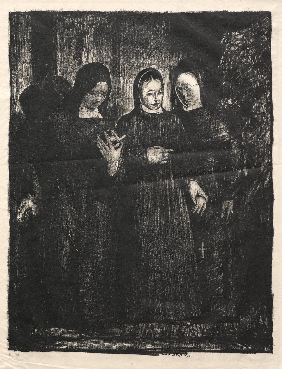Het noviciaat door George Bellows