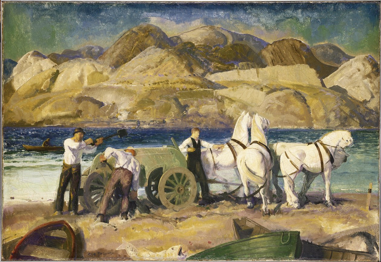 De zandkar door George Bellows