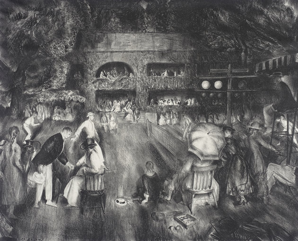 Het toernooi door George Bellows