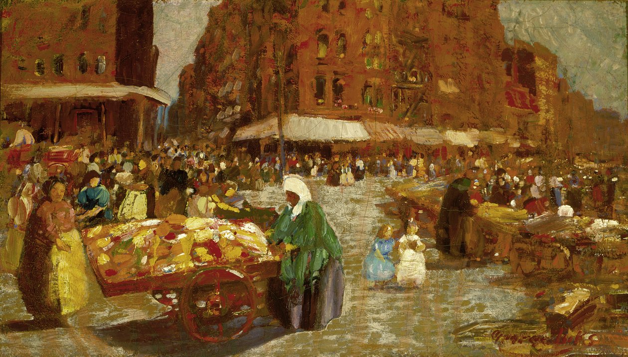 Houstonstraat door George Benjamin Luks