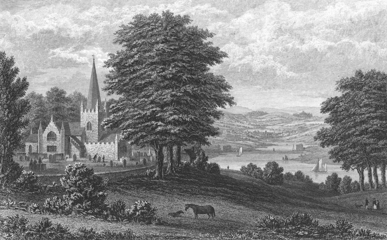 Whippingham Church, Isle of Wight, 1851 door George Brannon