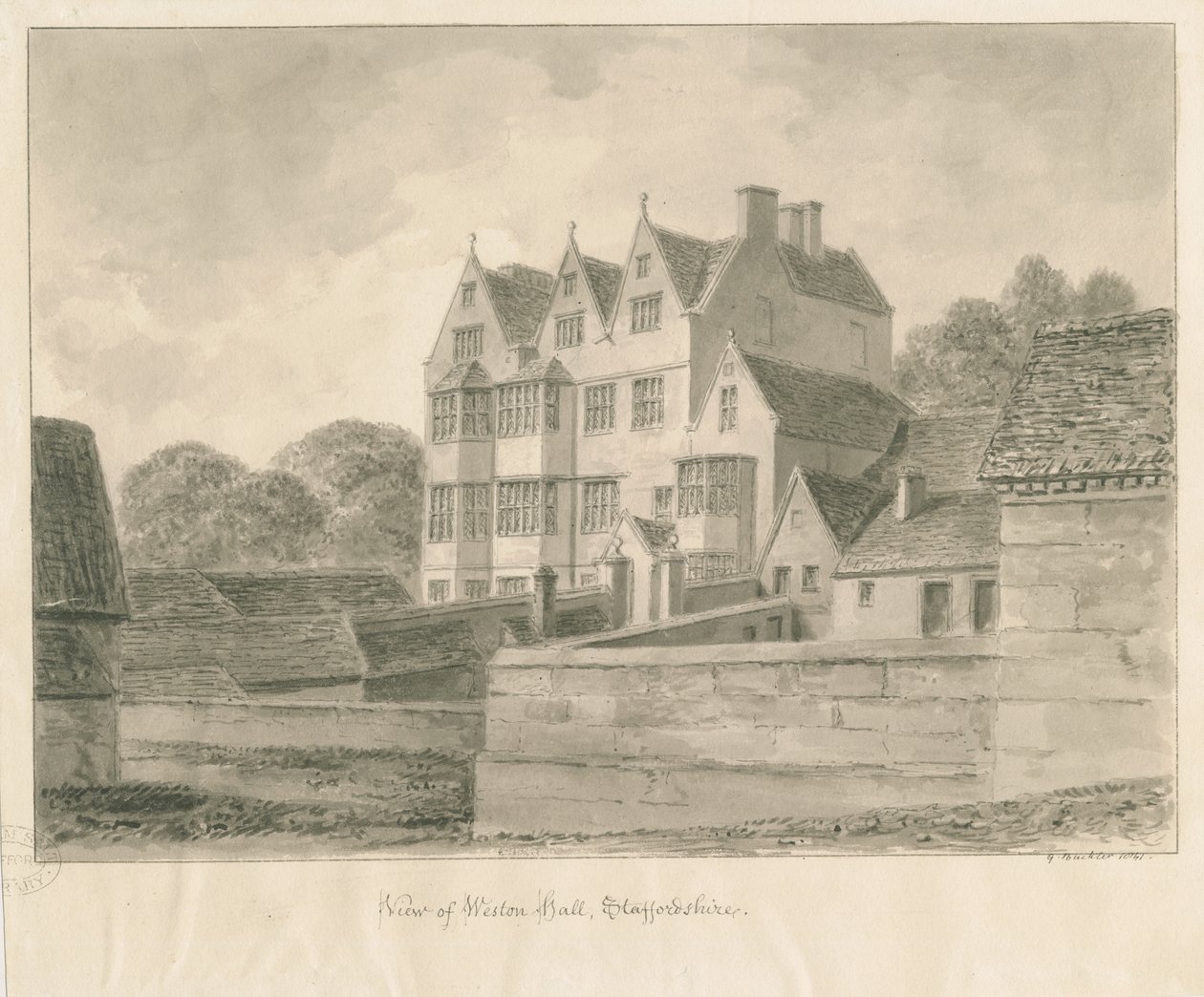 Weston-on-Trent - Hall door George Buckler
