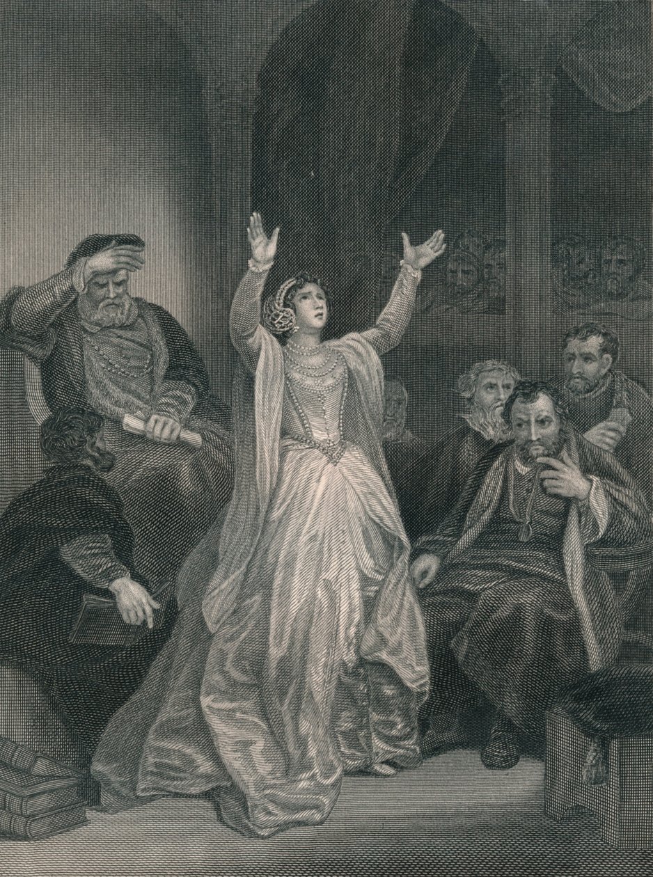 Veroordeling van Anne Boleyn, midden 19e eeuw door George C. Finden
