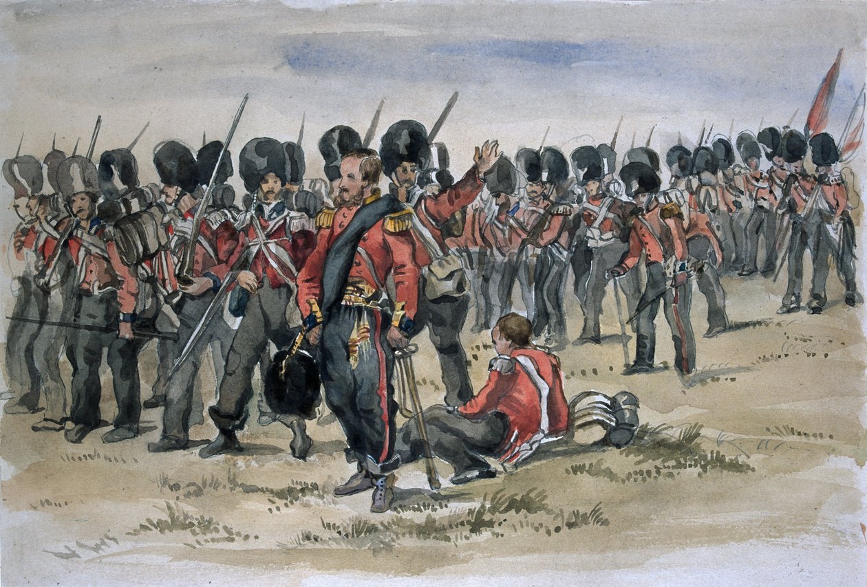 Mars op de Alma, Krimoorlog, 1854 door George Cadogan