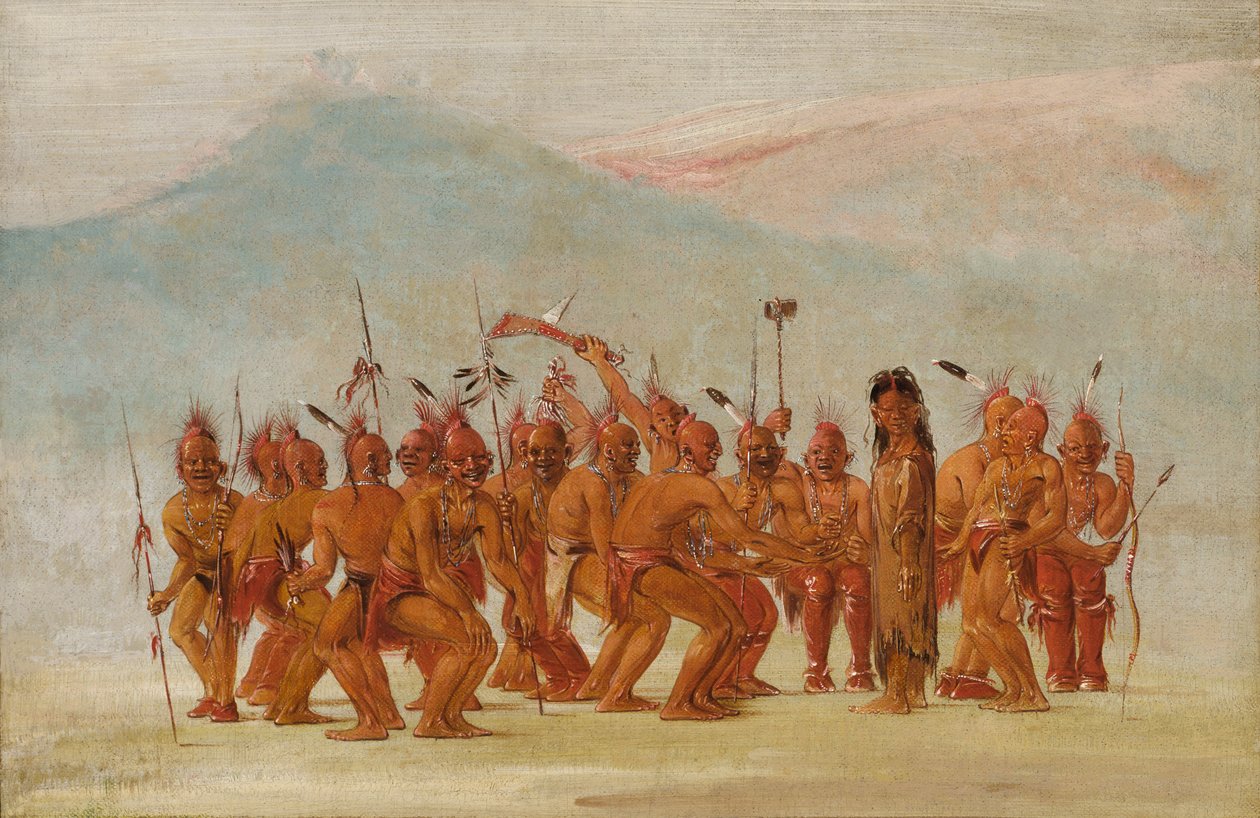 Dans naar de Berdash door George Catlin