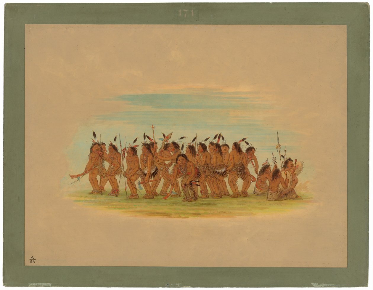 Hondsdans - Sioux door George Catlin