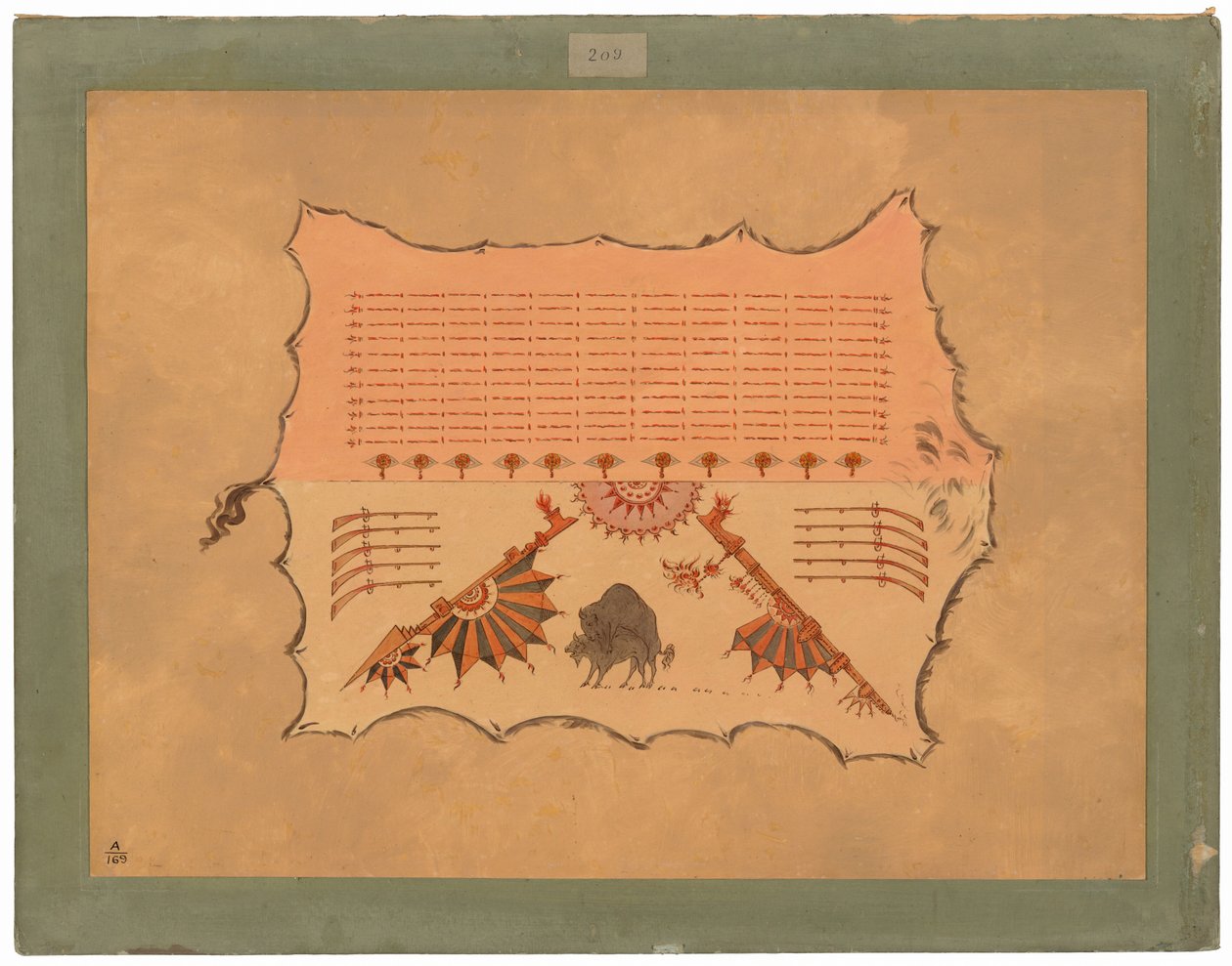 Facsimile van een Omaha-jas door George Catlin