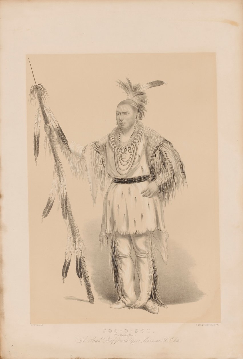 Joc-o-sot, de wandelende beer door George Catlin