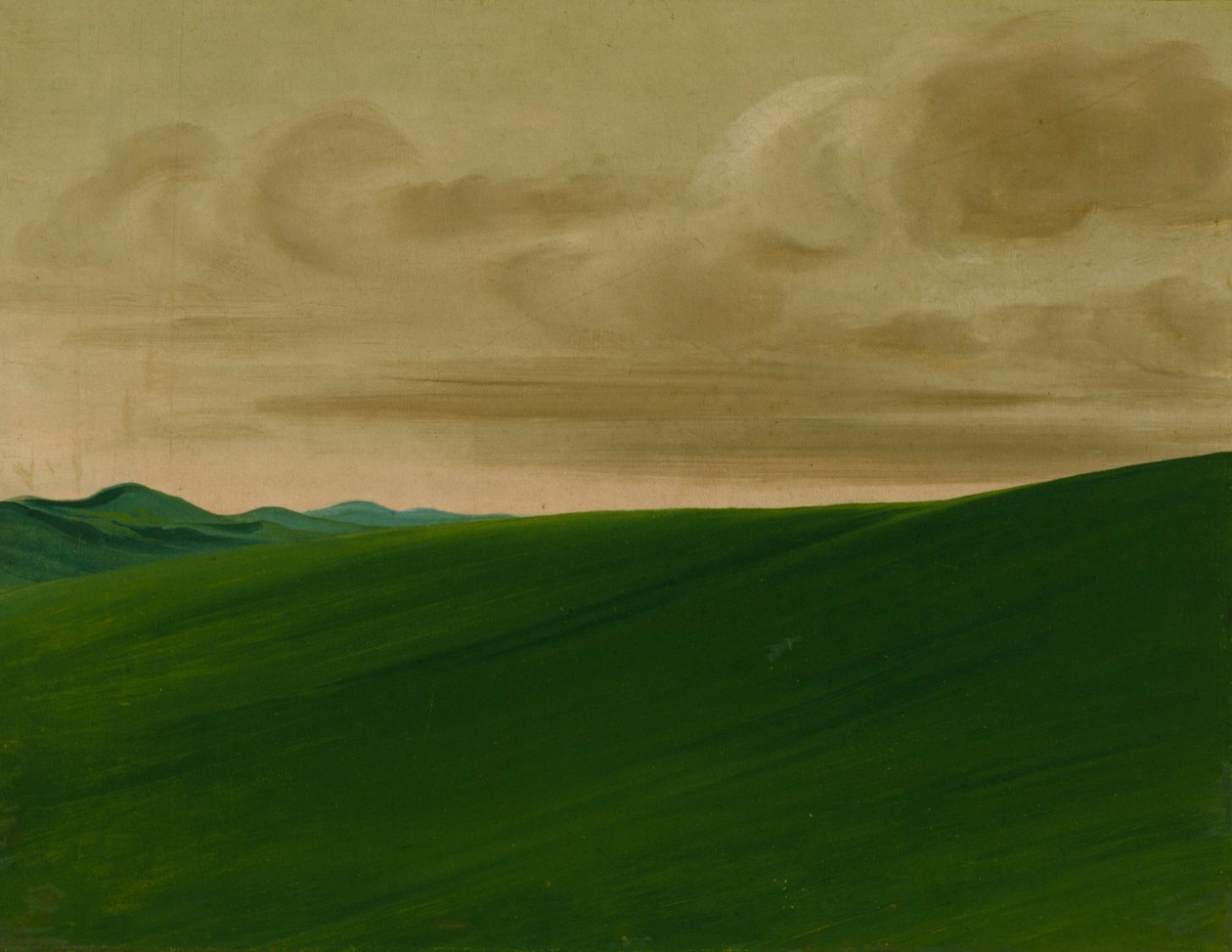 Nishnabottana Bluffs, Boven-Missouri door George Catlin