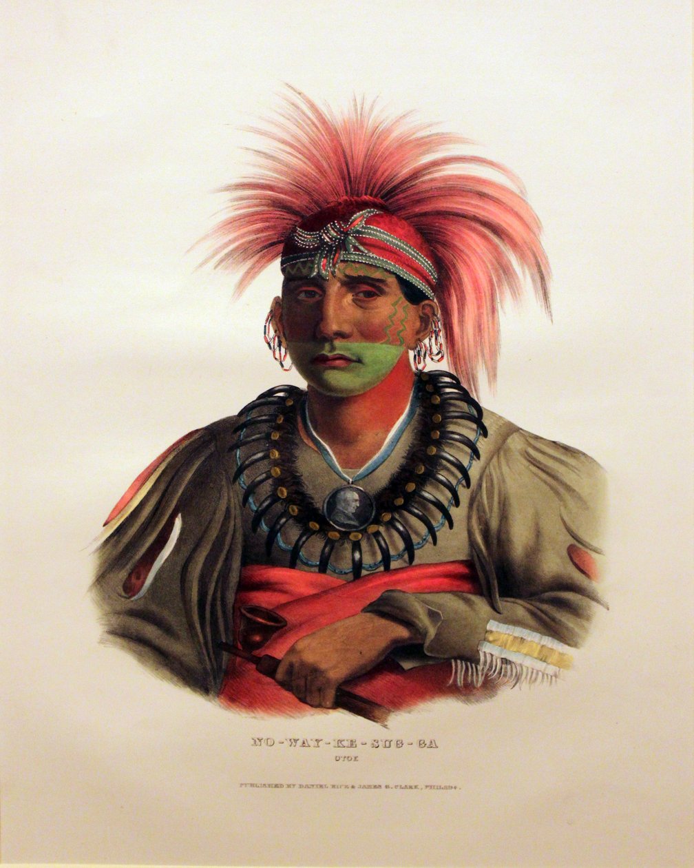 No-Way-Ke-Sug-Ga, Otoe door George Catlin