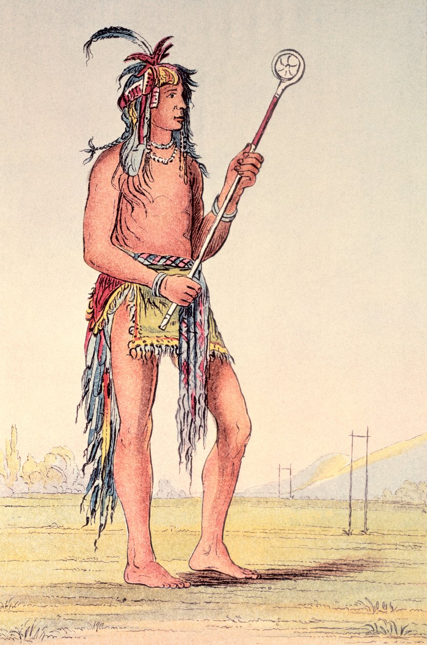 Sioux balspeler Ah-No-Je-Nange, 