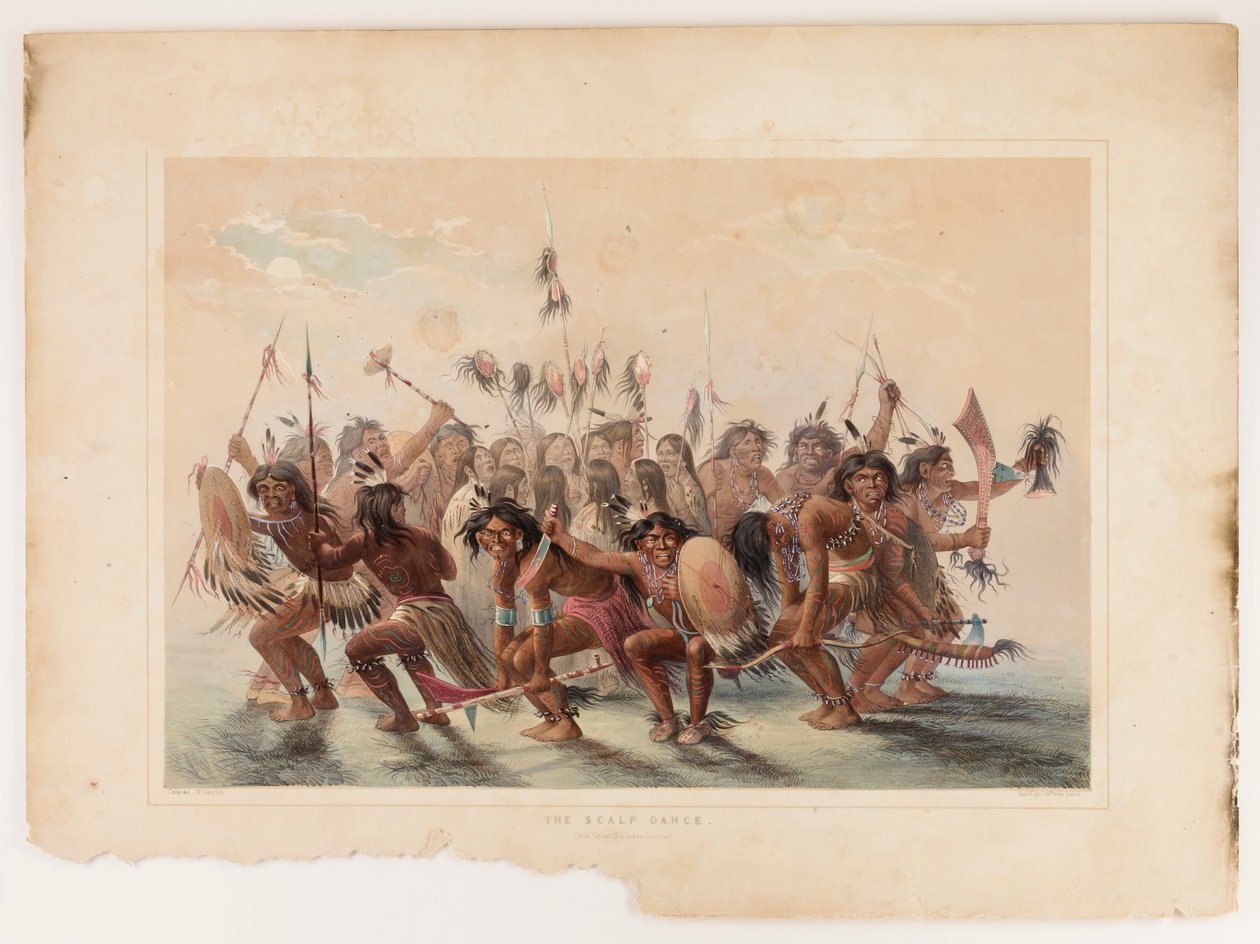 De hoofdhuiddans door George Catlin