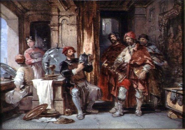 Cellini en de Rovers door George Cattermole