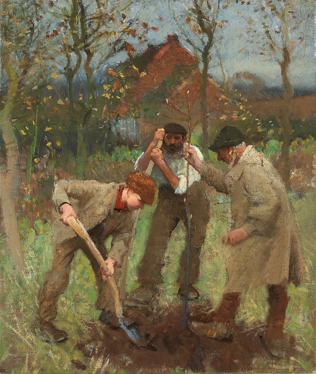 Een Boom Planten door George Clausen