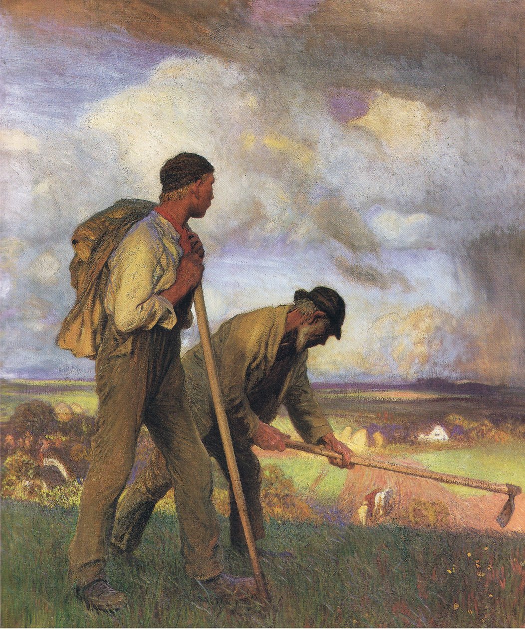 De jongen en de man door George Clausen