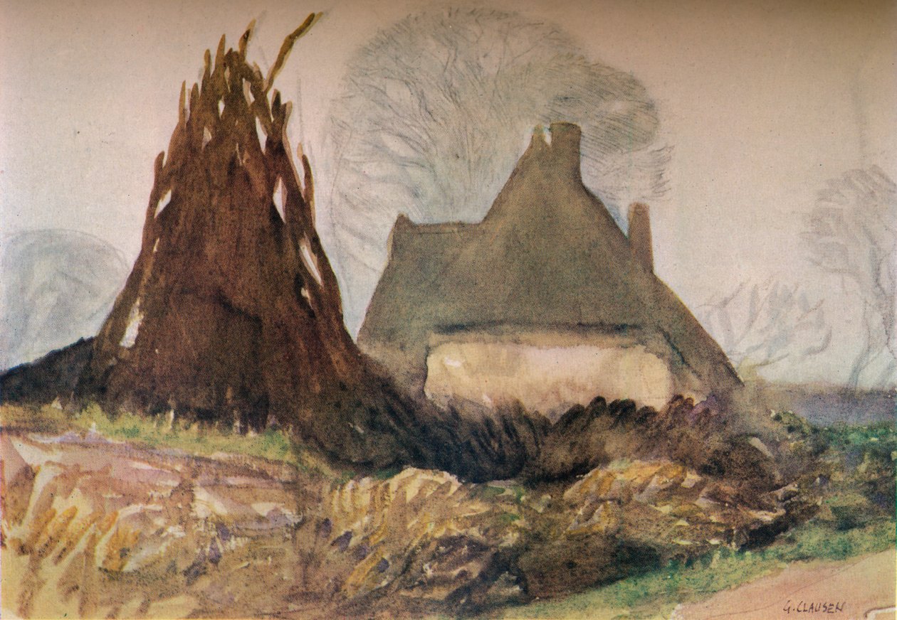 Houthakkershuisje, 20e eeuw, 1931 door George Clausen