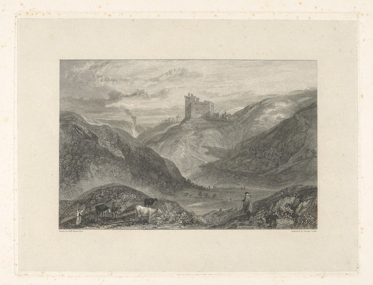 Crichton Kasteel door George Cooke