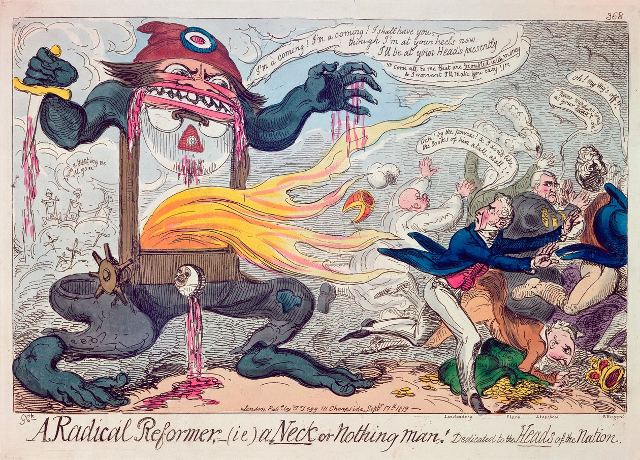 Een radicale hervormer door George Cruikshank