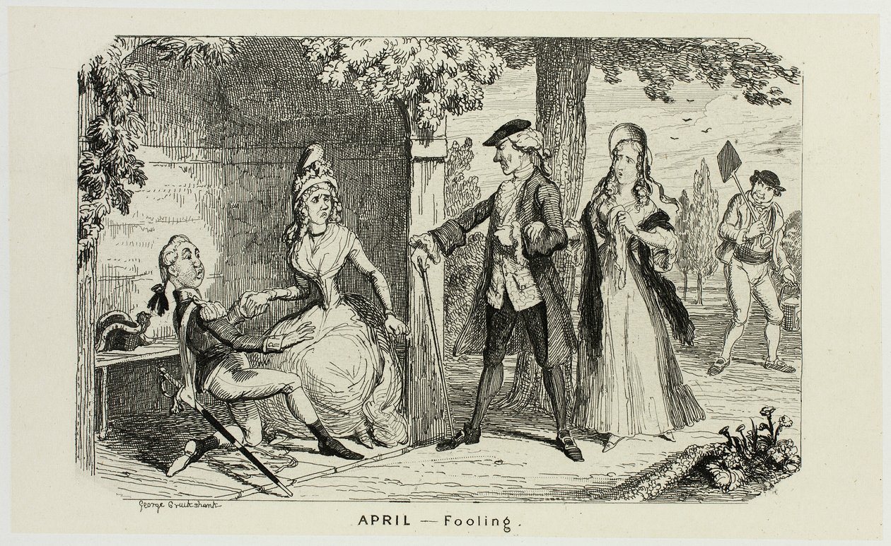 April - Fooling van George Cruikshank