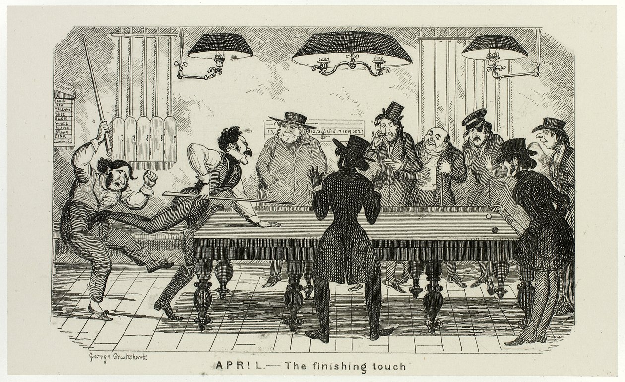 April - De finishing touch van George Cruikshank