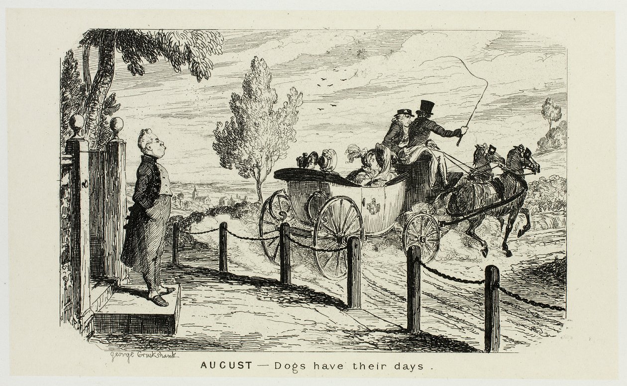 Augustus - Dogs Have Their Days van George Cruikshank