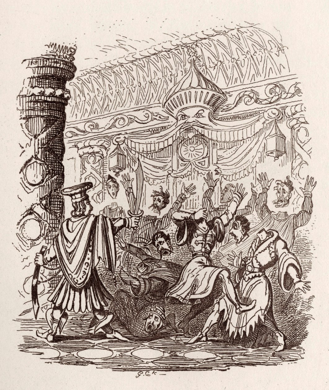Kinder- en Huishoudsprookjes van de Gebroeders Grimm door George Cruikshank