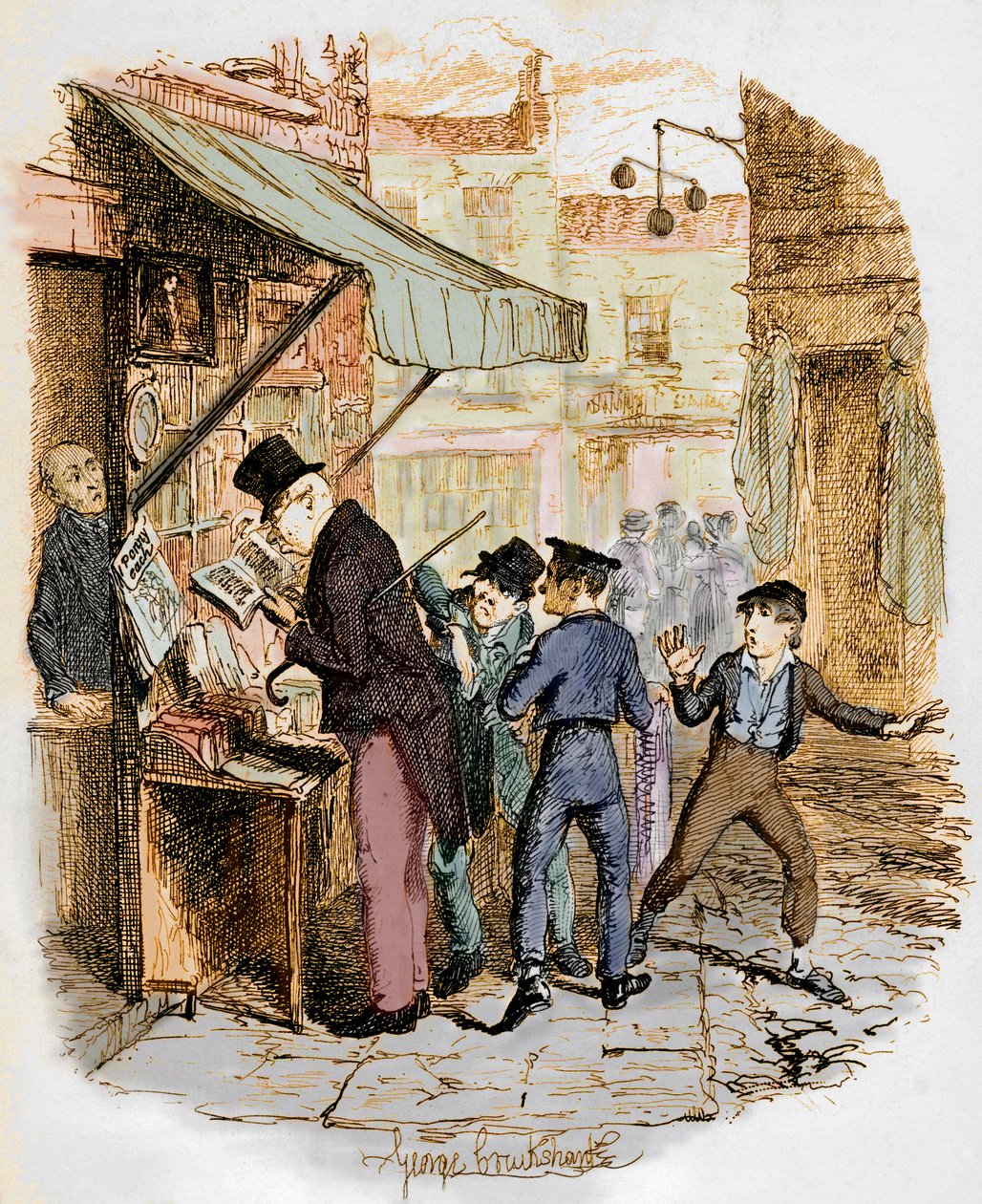 De Avonturen van Oliver Twist door George Cruikshank