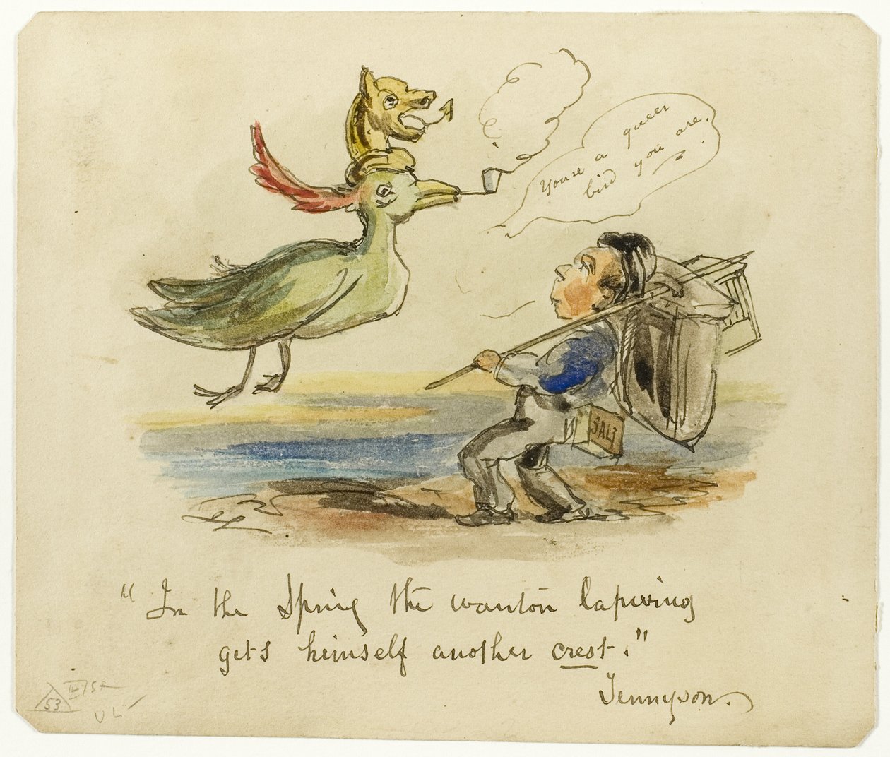 In het voorjaar krijgt de Wanton Kievit een andere Crest door George Cruikshank
