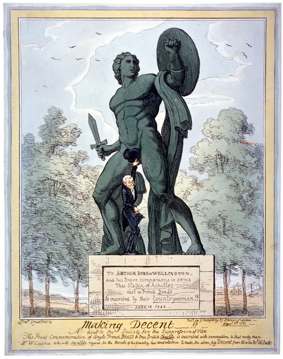 Een hint aan de vereniging voor de onderdrukking van ondeugd door George Cruikshank