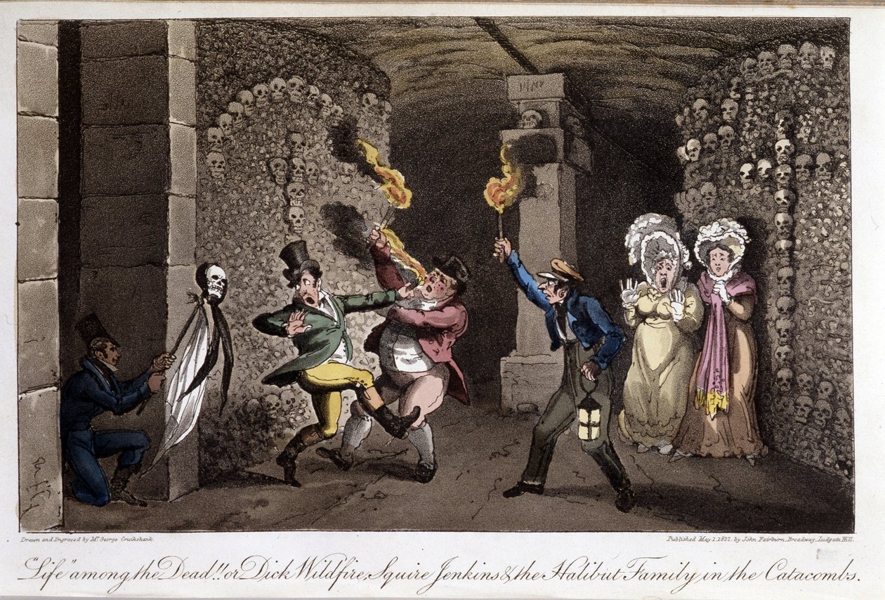 Wandeling in de catacomben - in 