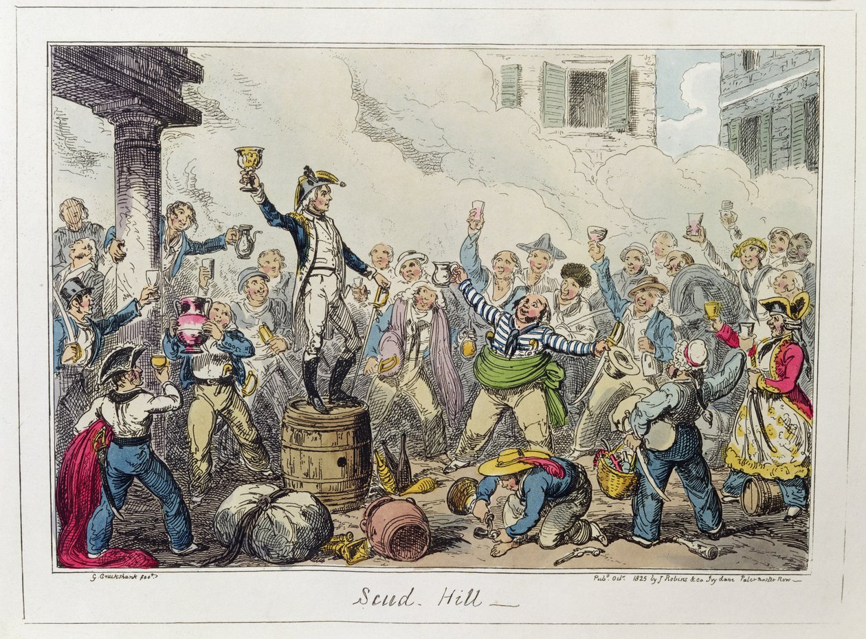 Scud Hill door George Cruikshank