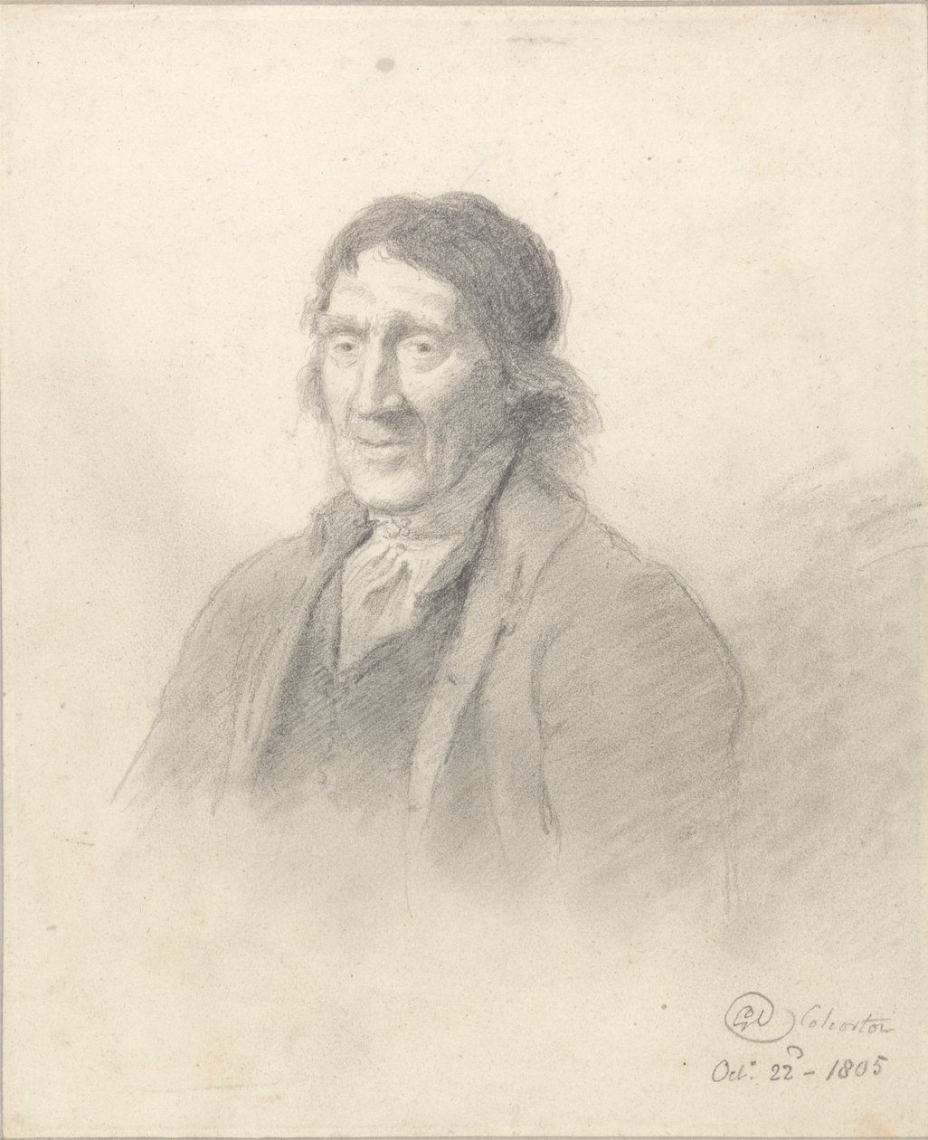 Portret van een man door George Dance