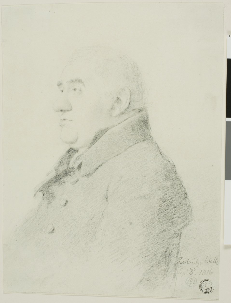 Portret van een heer door George Dance II