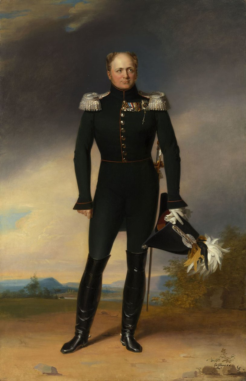 Portret van keizer Alexander I van Rusland door George Dawe