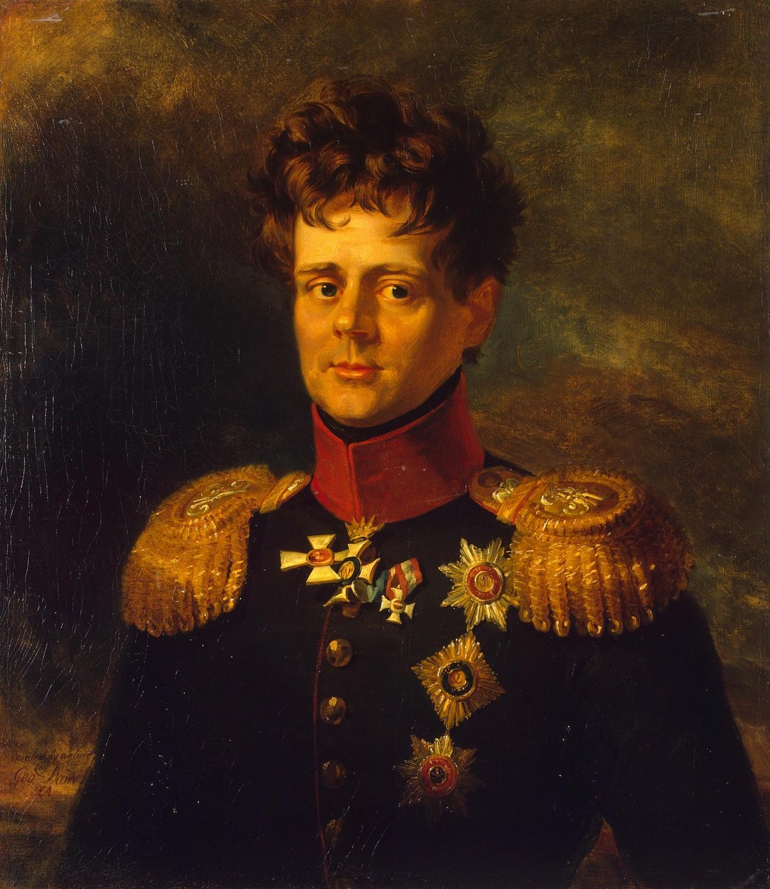 Portret van Eugene, prins van Wurttemberg (1787/88-1857) door George Dawe