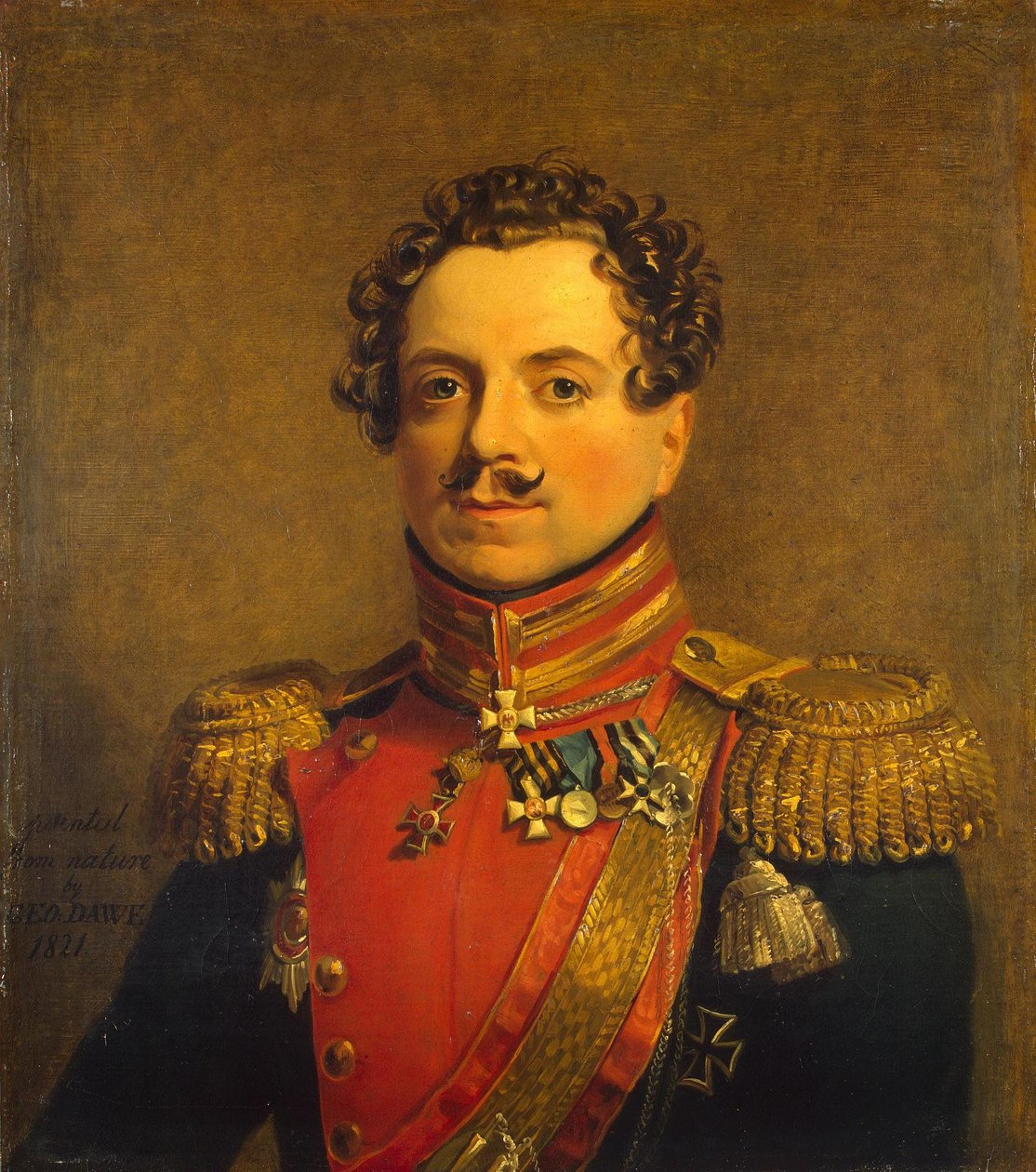 Portret van Stepan S. Andrejevski (1782-1842) door George Dawe