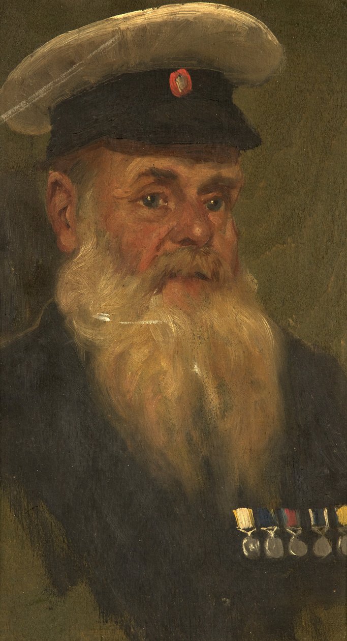 Portret van J. Wilson, R.M.A., ca. 1920 door George Edmund Butler
