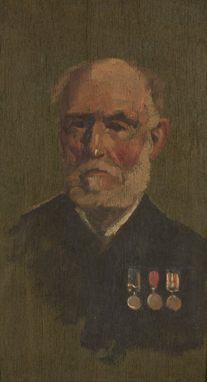 Portret van P. Larkin door George Edmund Butler