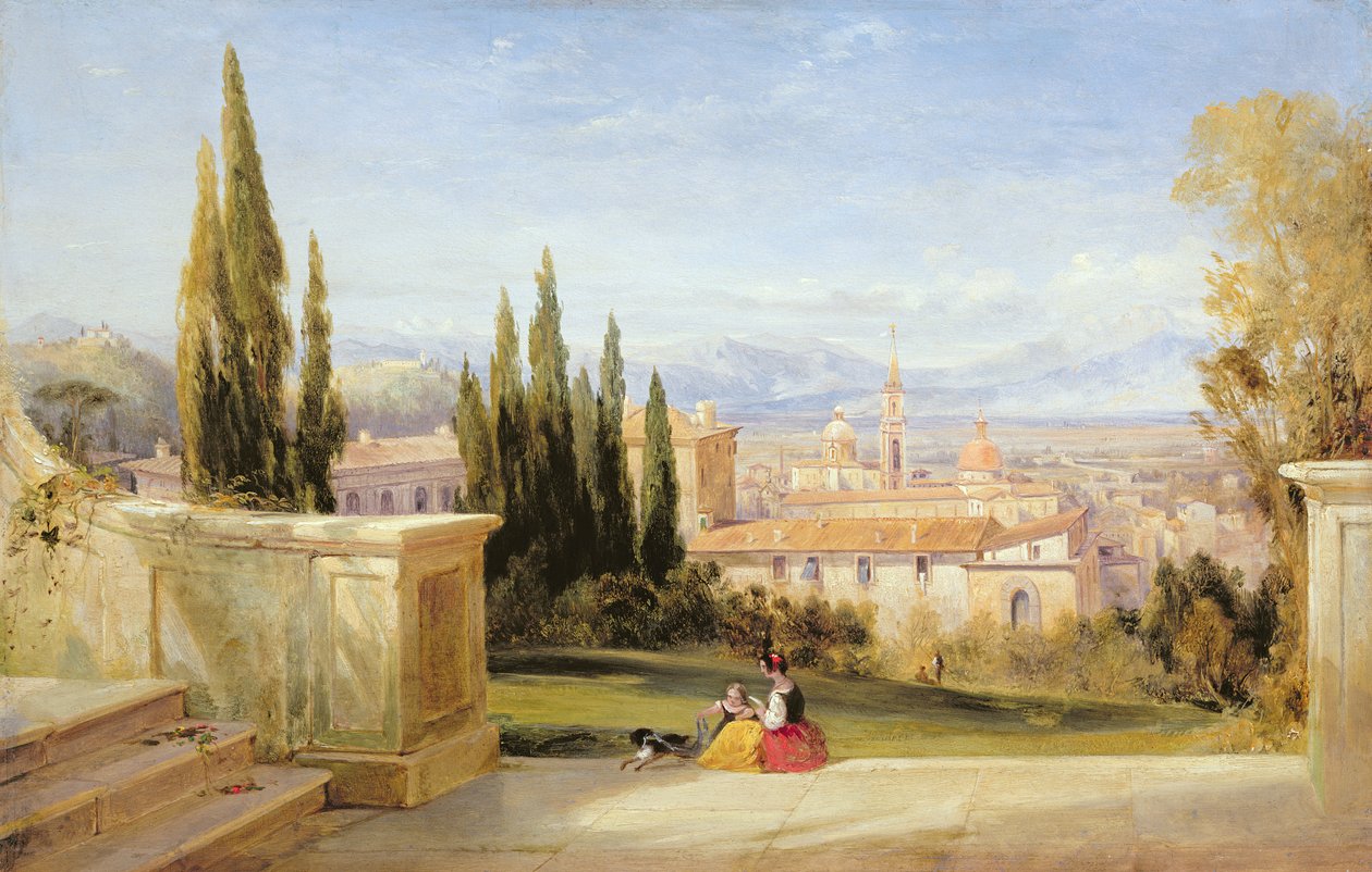 Italiaans Landschap door George Edwards Hering