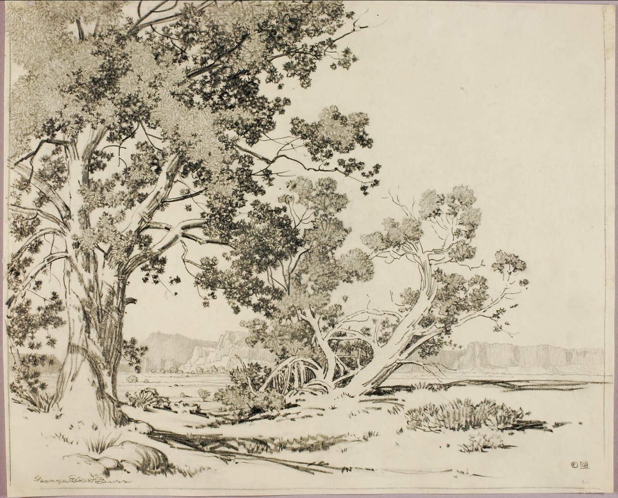 (Zonder titel) door George Elbert Burr