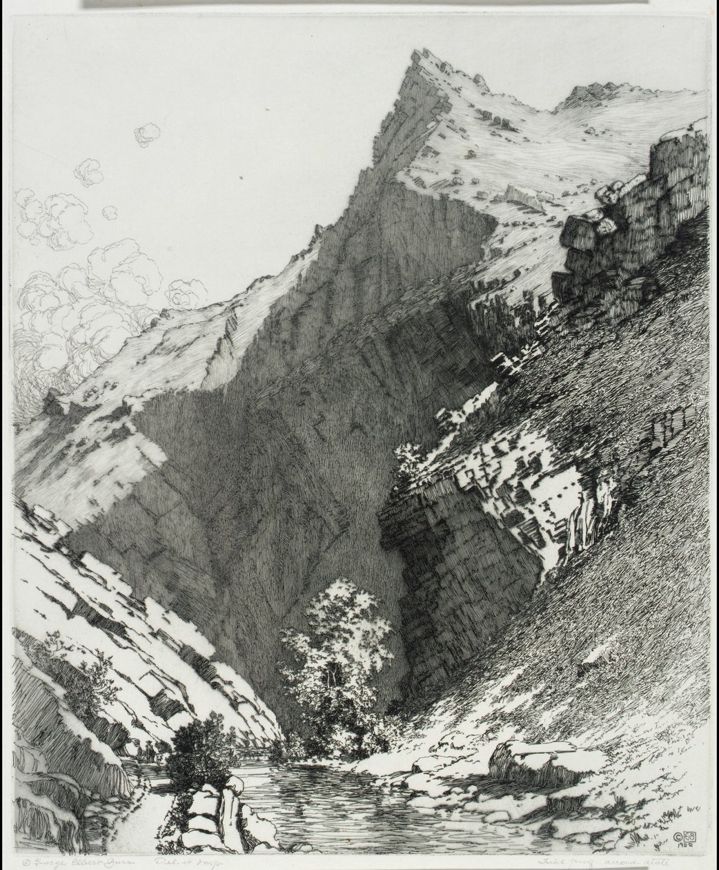 Bear Creek Canyon, Denver, Colorado door George Elbert Burr