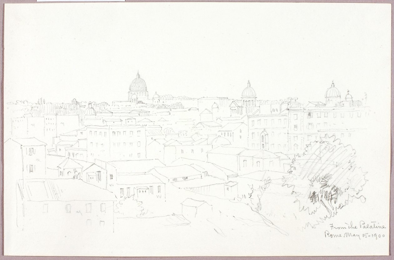 Van de Palatijn, Rome door George Elbert Burr