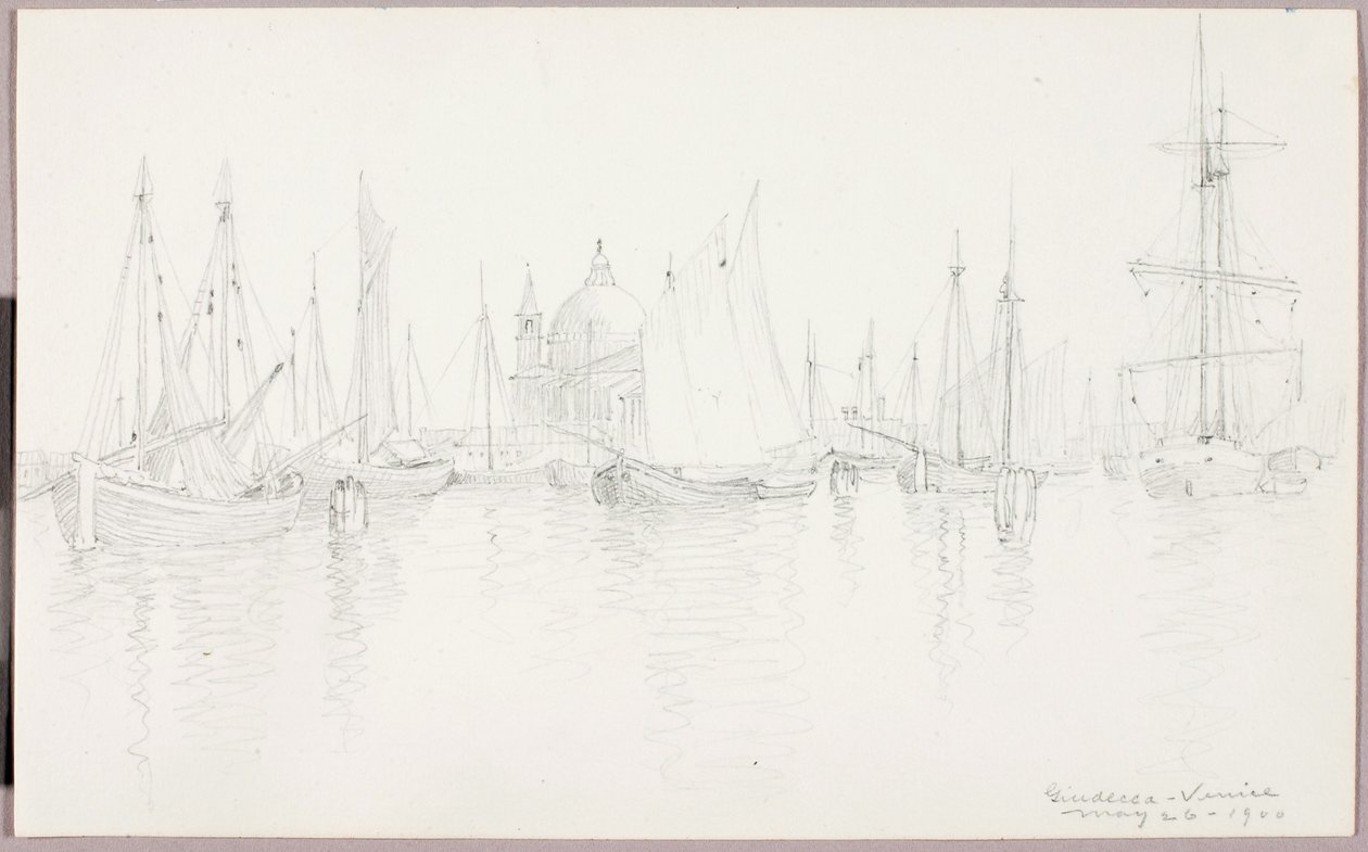 Giudecca--Venetië door George Elbert Burr