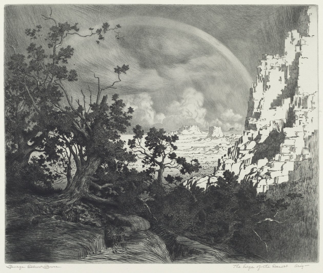 De Rand van de Woestijn, Arizona door George Elbert Burr