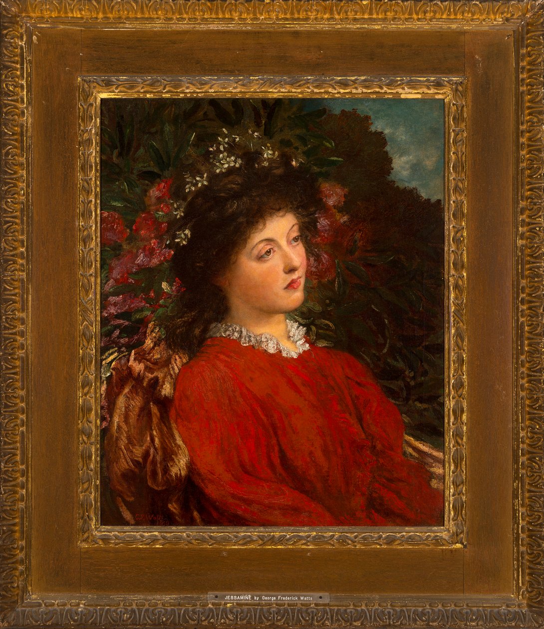 Portret van Eveleen Tennant (later Mrs F.W.H. Myers) 1876 door George Frederic Watts