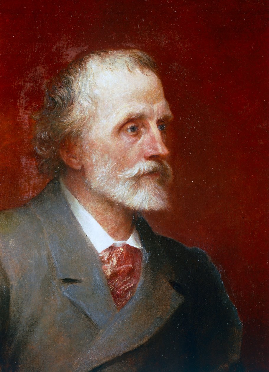 Portret van George Meredith door George Frederic Watts
