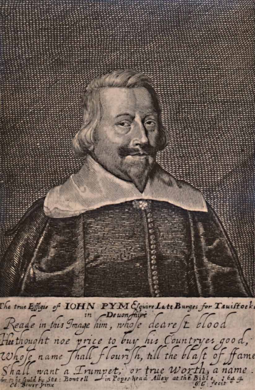 John Pym, Engelse parlementariër, ca. 1644, 1894 door George Glover